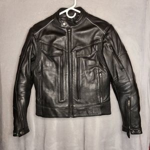 Xpert Performance Gear motorcycle biker Jacket womens XS Kevlar padded leather